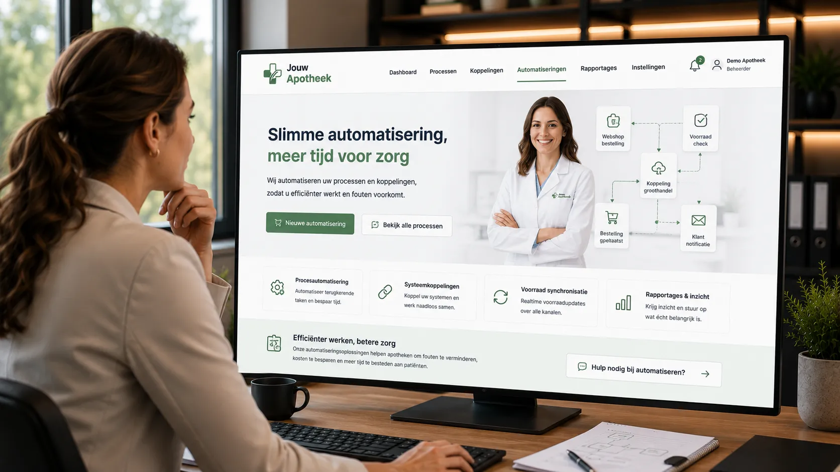 Voorbeeld voor een apotheek